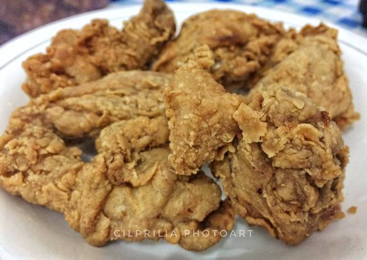 Resep Fried Chicken/Ayam Tepung ala KFC yang Lezat