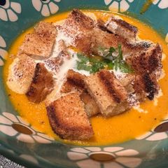 A picture of Carrot soup.