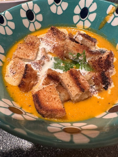 A picture of Carrot soup.