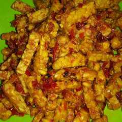 รูปของ Kering tempe pedas manis harum
