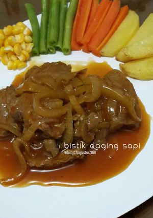 Foto resep Bistik daging sapi (simpel dan mudah)