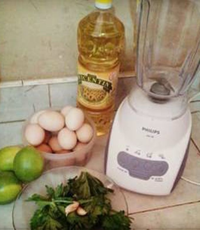 Una foto de Mayonesa de apio casera