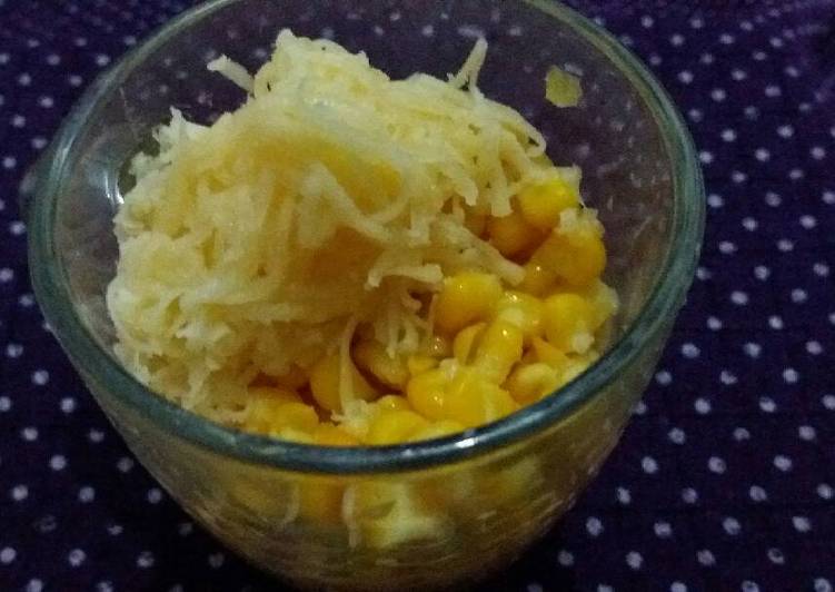 Resep (Jasuke) Jagung Susu Keju oleh Villa Febiola - Cookpad