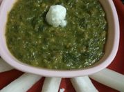 A picture of palak chana