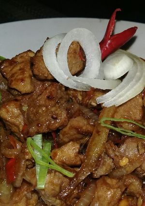 Foto resep Blackpapper Beef Saori (Daging sapi lada hitam)
