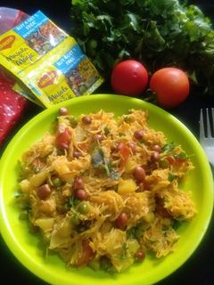 वेरमिसेली मैगी मसाला ए मैजिक(vermicelli maggi masala e magic recipe in hindi) रेसिपी मुख्य फोटो