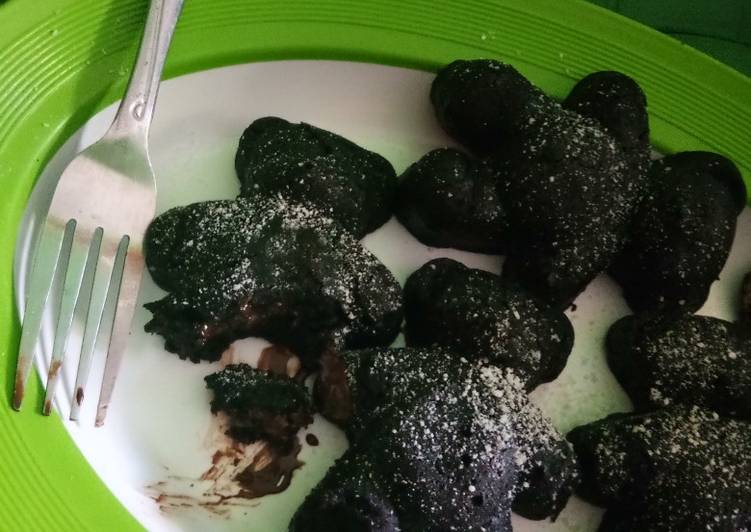 Resep Oreo lava cake cuma 3bahan yang Enak