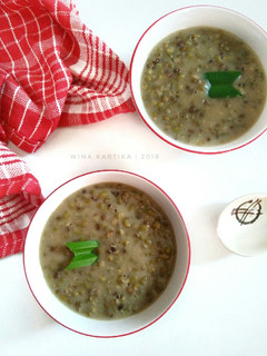 Foto resep Bubur Kacang Hijau Kental #seninsemangat