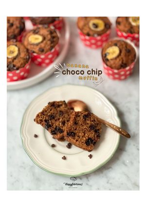 Foto resep Banana Choco Chips Muffin