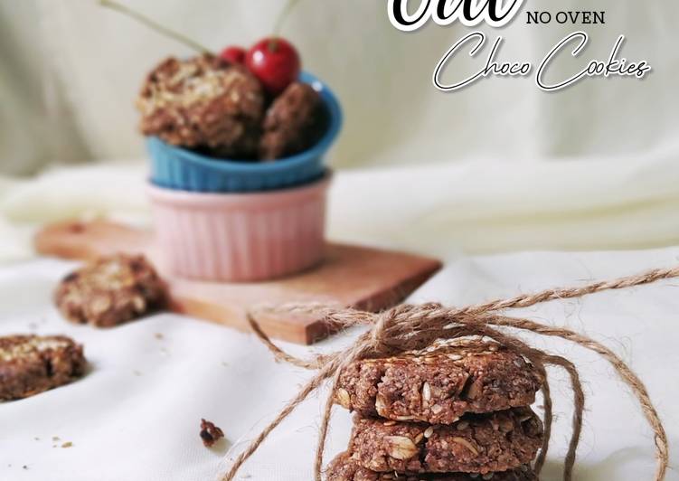 Oat Choco Cookies no Oven (Less Sweet Cookies)