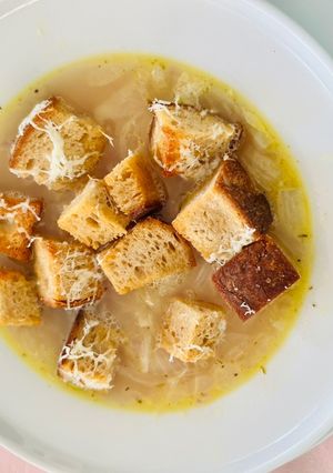 Francia hagymaleves recept fotója