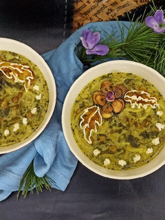 عکسی از دستور آش اسفناج