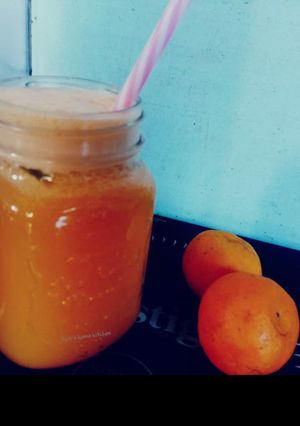 A picture of Orange ginger cocktail.