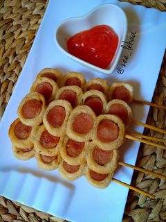 Foto resep Sate sosis gulung