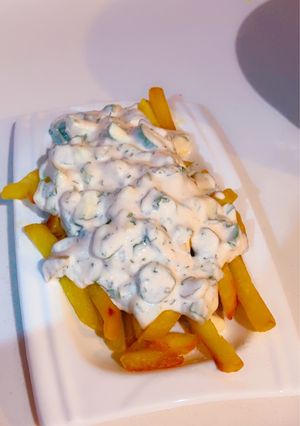 صورة لوصفة بطاطس بالصوص الابيض