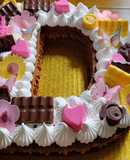 Torta Brownie primaveral sin gluten
