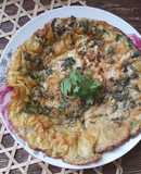 Trứng chiên ngải cứu