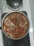 Hígado de res encebollado