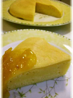 A picture of Moist and Chewy Rice Cooker Tofu Cake.