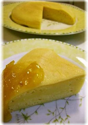 A picture of Moist and Chewy Rice Cooker Tofu Cake.