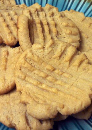 A picture of Delicious Peanut Butter Cookies (Egg Free).