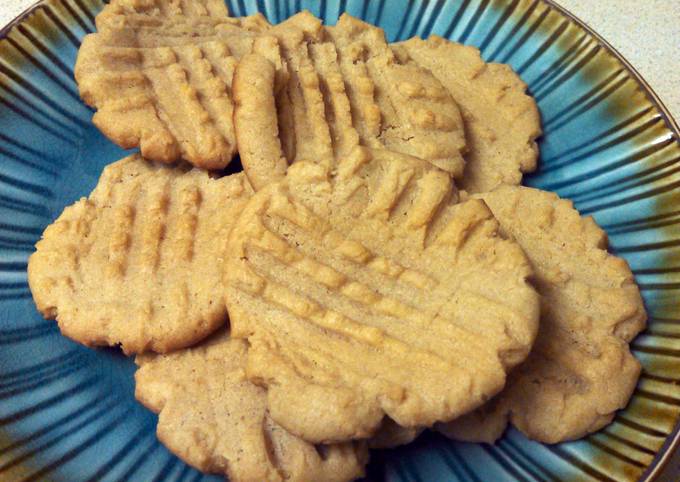 Delicious Peanut Butter Cookies (Egg Free) recipe main photo