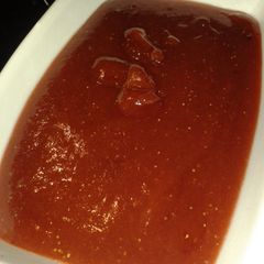 A picture of Strawberry and rhubarb cheese.