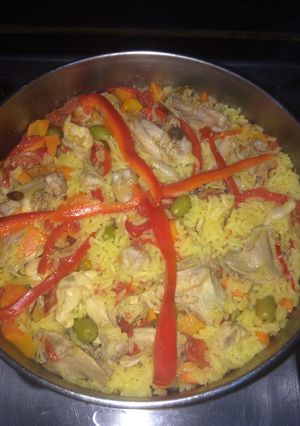 Una foto de Arroz con Pollo