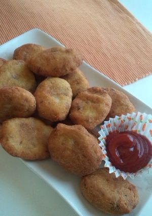 A picture of Easy and Inexpensive Tuna Mayo Flavored Okara Nuggets.