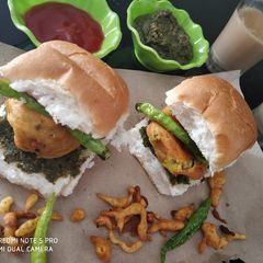 A picture of Vada Pav.