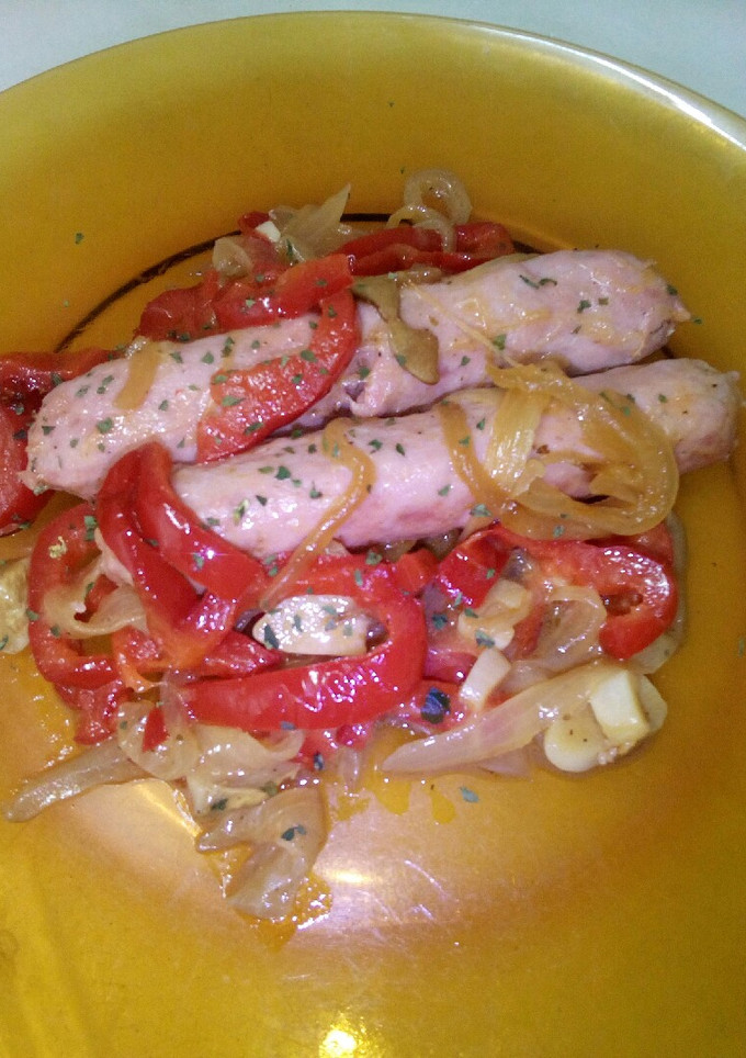 Una foto de Longaniza con pimiento rojo
