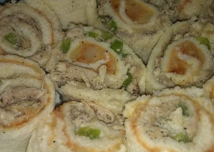 Recipe: Delicious Bread Chicken Swiss roll