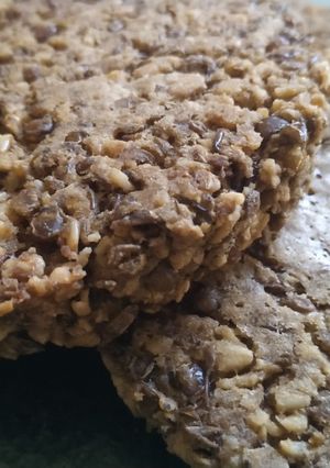 Una foto de Hamburguesa de avena y lentejas