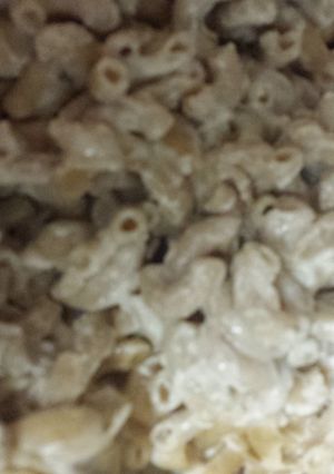 A picture of 3 step easy mac and cheese.