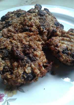 Una foto de Cocadas de avena, coco y pasas