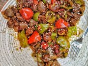 A picture of soya chunk manchurian