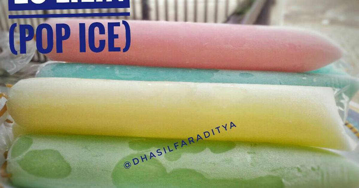 Resep Es Lilin  Pop Ice  Mudah dan Enak Camilan oleh Dhara 