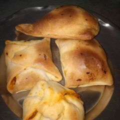 A picture of Homemade veg puffs.