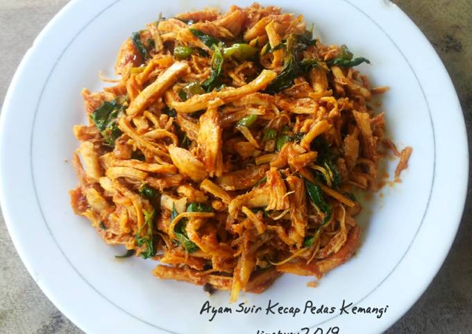 Ayam Suir Kecap Pedas Kemangi