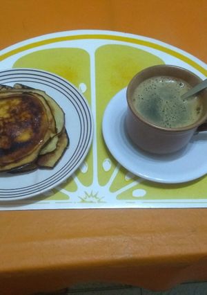 Una foto de Pancakes de yogur