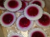 Pudding telur ceplok buah naga