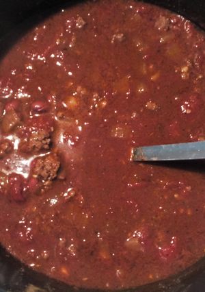 A picture of Sunday Chili.
