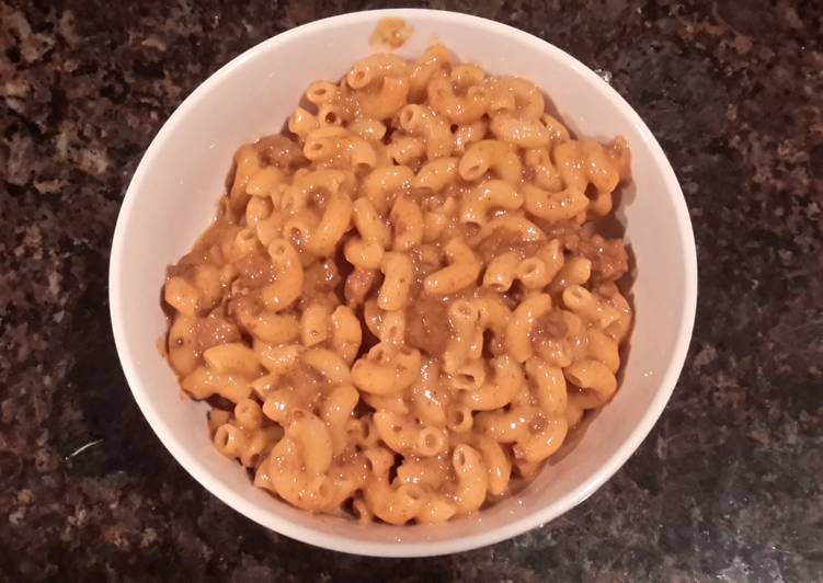 Easiest Way to Prepare Quick Spicy Chili Mac