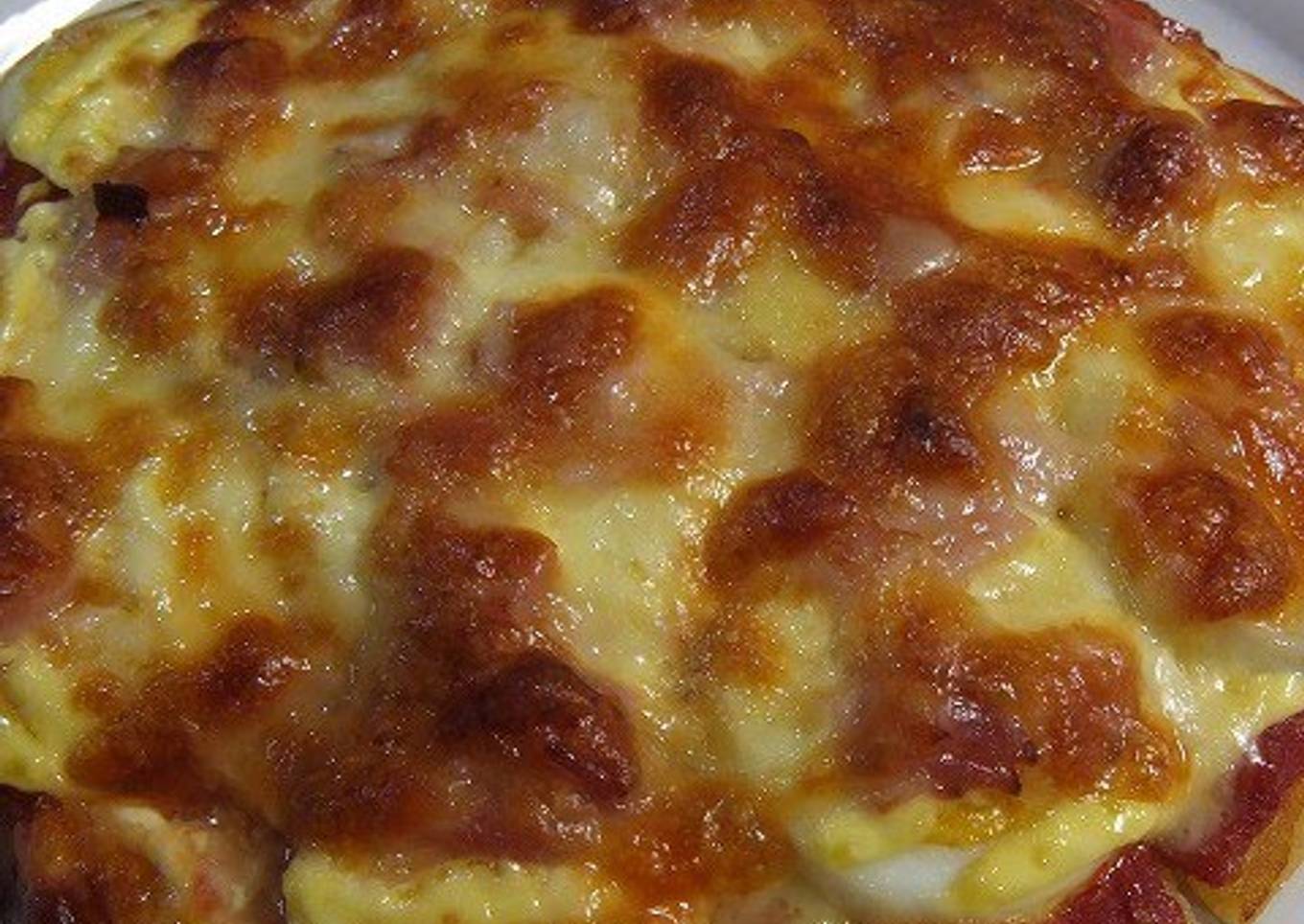 Easy Rice Flour Pizza (Gluten-free)