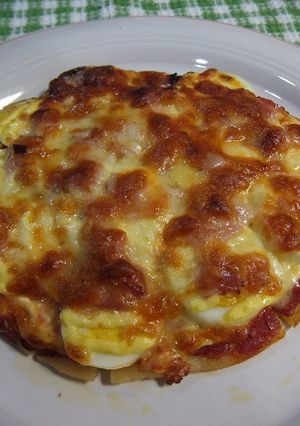 A picture of Easy Rice Flour Pizza (Gluten-free).