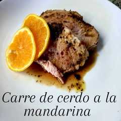 Foto principal de Carre de cerdo braseado a la mandarina