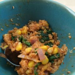 A picture of Chile Quinoa Corn Salad.