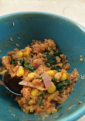 A picture of Chile Quinoa Corn Salad.