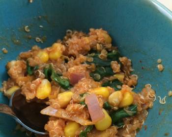 Ready to Serve Chile Quinoa Corn Salad Delicious and Healthy