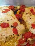 Salmone con pomodorini